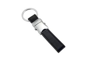 Wholesale Laser Engraving Mini Key Holder Souvenir Personalised Leather Keyring 9mm Thickness from china suppliers
