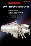 Food Safety Continuous Nuts Roaster Nuts Baking Oven 2000KG/H