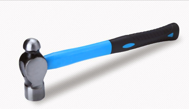 Ball hammer(XL0049-3) with polishing surface,fiberglass handle and good price.
