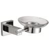 Buy cheap Satin Soap Case Wall Mounted Glass 304 Stainless Steel Bathroom Soap Holder from wholesalers
