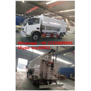 Buy cheap bottom price 4-5tons hydraulic poultry feed truck for chick farm for Philipines, hot sale 11m3 feed transported truck from wholesalers