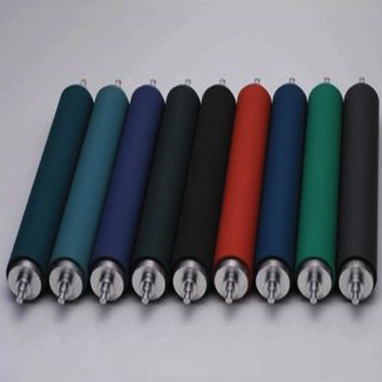 Transporting Goods Motorized Conveyor Rollers Rubber Coated 1 Year Warranty