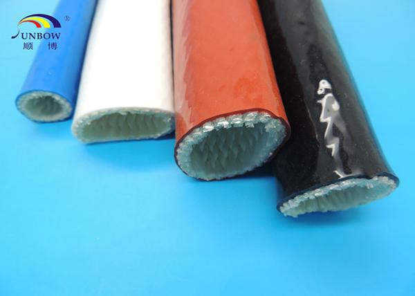 Buy cheap Top quality Hose Silicone fiberglass sleeve Protection fire proof sleeving from wholesalers