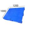 Buy cheap Reinforced Euro Plastic Pallets 1200 X 1000 Blue HDPE / PE Flat Heavy Duty from wholesalers