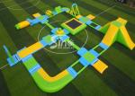 Custom Design Giant Floating Inflatable Aqua Amusement Park For Summer Outdoor