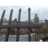 Buy cheap Customized Black Zinc Steel Metal Garrison Fence Panels Maintenance Free from wholesalers