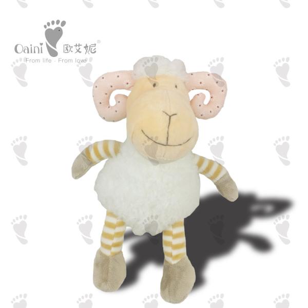 Buy cheap Soft PP Cotton Fabric Dog Toys Stuffed Plush Child Friendly Pets Dog Toy Goat from wholesalers