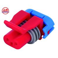 Buy cheap Red 2 Pin Waterproof Auto Wire Connectors / Water Resistant Electrical product