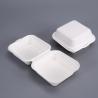 Buy cheap 8'' 9" Clamshell Food Containers Sugarcane Food Box Bio Take Away Burger Box from wholesalers