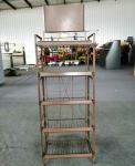 Buy cheap Six Layers Shelf Display Rack / Mretal Oil Display Rack 80kg Capacity from wholesalers