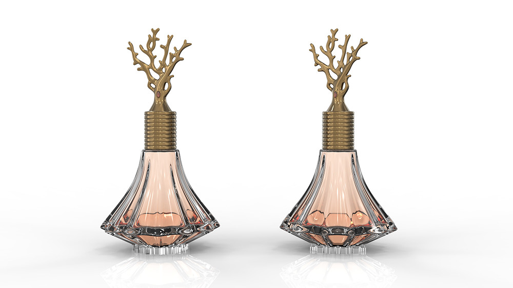 Elegant Zamac Perfume Lid For Bottle Cap OEM / ODM Service Available