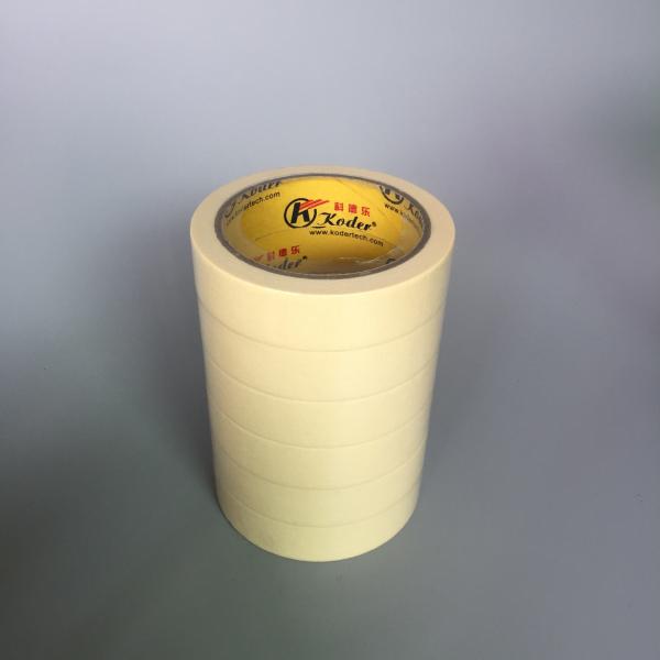 Buy cheap 48mm Self Adhesive Painted Crepe Paper Masking Tape for Covering Painting Design from wholesalers