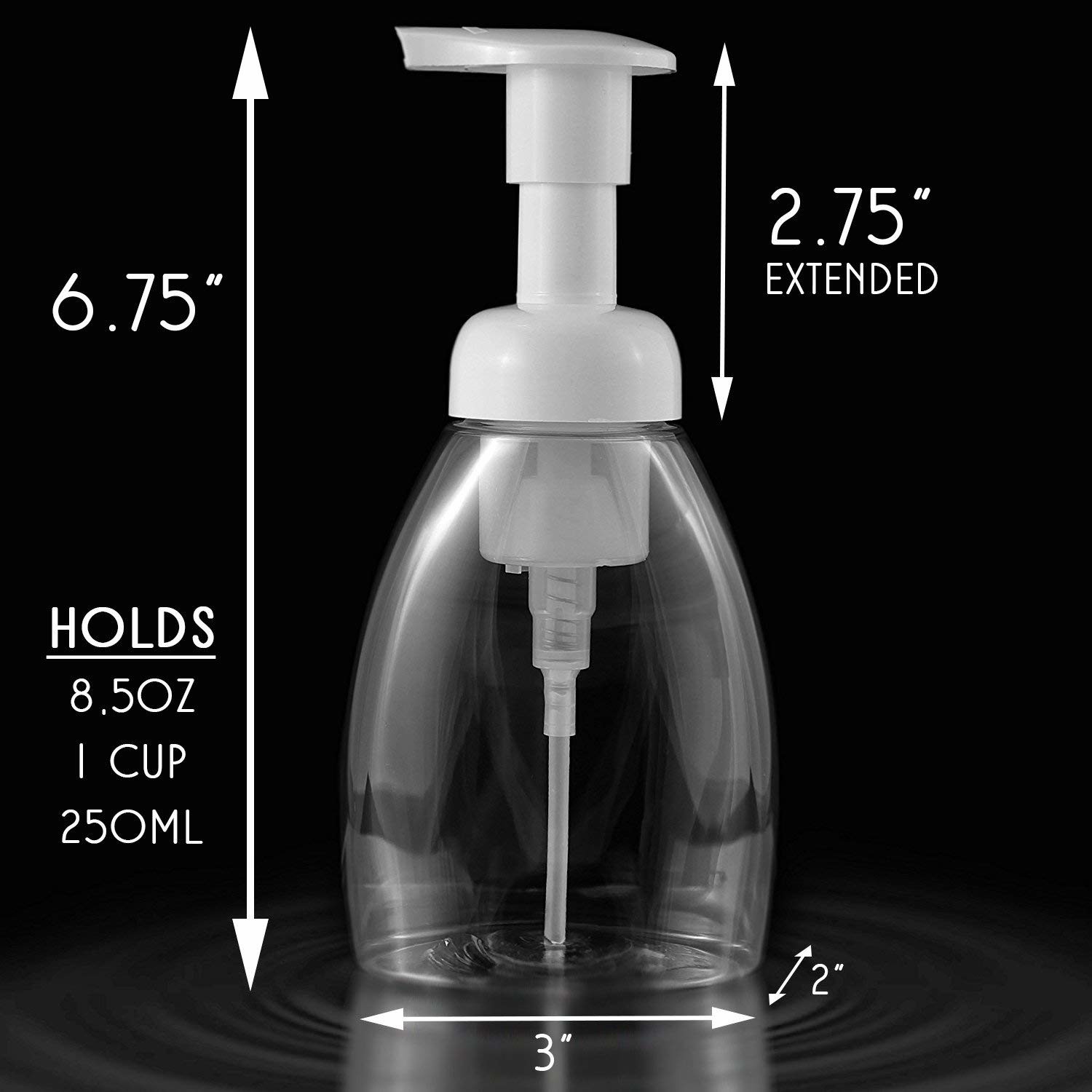 Less Waste Cosmetic Pump Bottles BPA Free Harmless Daily Life Use