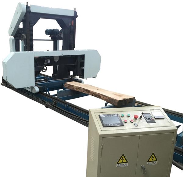 Buy cheap Automaic portable sawmill wood cutting band saw machine with auto feeding advance from wholesalers
