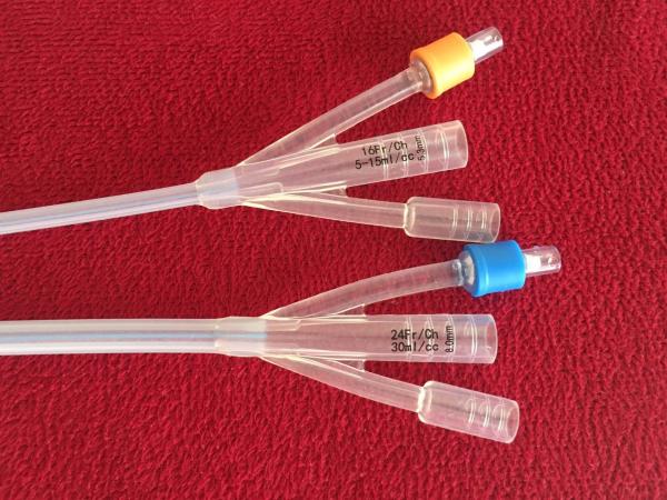 Buy cheap Foley Balloon Catheter Three Way Catheter Latex Free Urinary Catheters from wholesalers