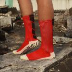Custom Football Anti-Slip Tidal Current Man Medium Tube Socks with 70%Nylon