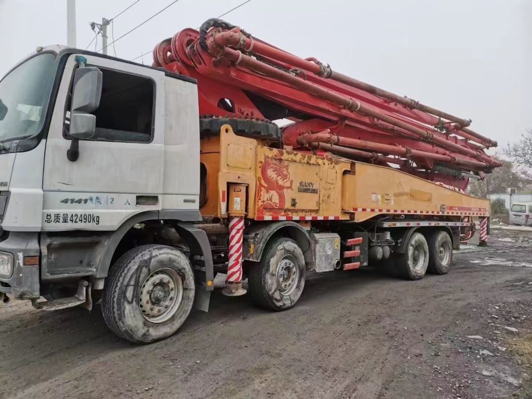 2014 56m Sy Concrete Pump on MB Truck Concrete Boom Pump Heavy Equipment