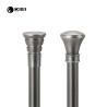 Buy cheap Conical Shape Pipe Curtain Rods 0.5MM Thickness Matt Black Color from wholesalers