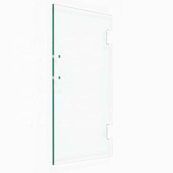 Buy cheap Bathroom Decorative Hollow Structure Clear Tempered Glass for Frameless Shower Doors from wholesalers