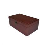 Customized Luxury Solid Wooden Wine Packaging 9mm Thickness 34.5x17x9cm