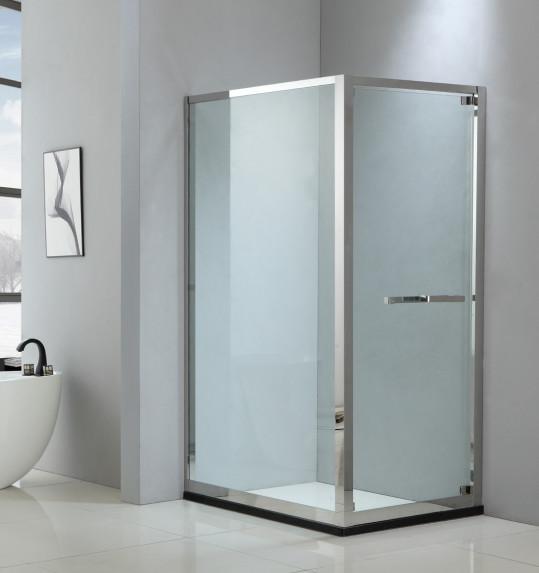 Foldable shower enclosure 900*900mm with 304 stainless steel & tempered clear