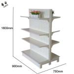 Wholesale custom color size doubl racks for retail store supermarket shelves