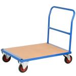 Foldable Hand Truck 500 Kg Heavy Duty Platform Trolley For Warehouse