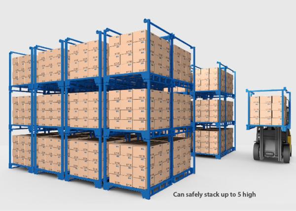 Buy cheap Collapsible Heavy Duty Industrial Shelving , Movable Metal Storage Rack from wholesalers
