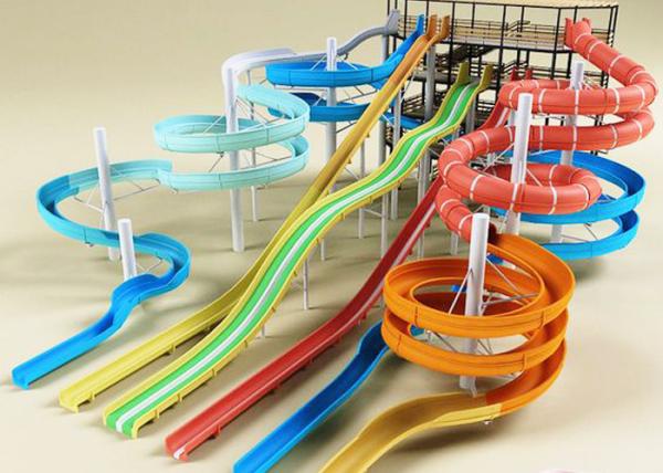 Buy cheap Holiday Resort Spiral / Long Water Slide Adult Commercial Colorful FRP from wholesalers