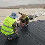 Contemporary 0.7mm 0.5mm 1mm Geomembranas Fish Farm Pond Liner Hdpe Geomembrane