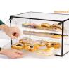 Buy cheap Transparent Acrylic Display Showcase / Acrylic Bakery Display Bright Luster For Supermarket from wholesalers