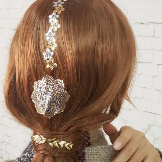 Buy cheap Hot! Metallic Flash Hair Tattoo from wholesalers