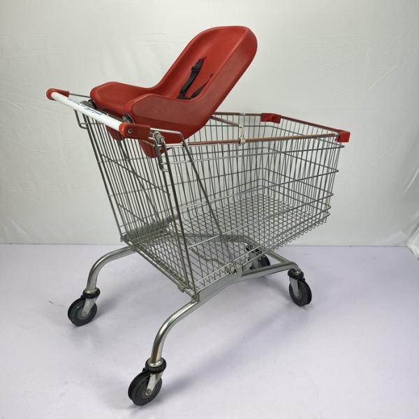 Buy cheap 5" Wheel 240L Family Shopping Trolley Cart Q195 Steel Large Shopping Cart from wholesalers