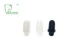 Medical Sterile Luer Lock Luer Slip Dental Syringe Cap Disposable Black White