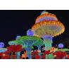 Buy cheap Entertainment Group Of Huge Fabric Chinese Lanterns Decorated For Outdoor Garden from wholesalers