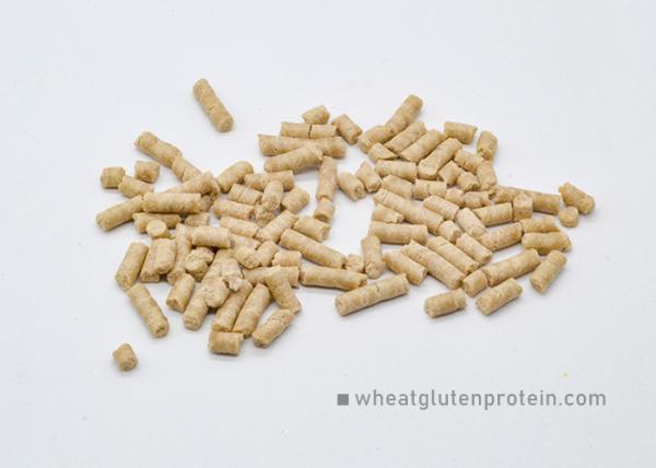 75% Vital Wheat Gluten Pellet Nutrient Additive For Aquaclture Increase Feed