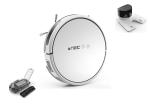 Low Noise 58DB Robotic Vacuum Cleaner 1800Pa Strong Suction For Pet Hair Carpet