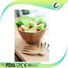 Buy cheap wooden bamboo salad bowls with serving hands and serving bowls from wholesalers