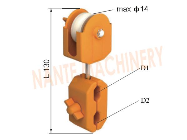 Buy cheap 100 m / Min Max Travel Speed Festoon Cable Trolley Corrosion Resistance from wholesalers