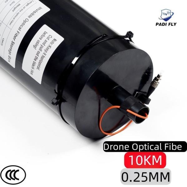 Buy cheap Professional 10km Durable 0.25mm Drone Optical Fiber for Anti Interference Fpv Fibre Optic Communications from wholesalers