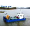 Buy cheap JULONG JLWB400 Work Boat With Hydraulic Deck Crane For Dredger from wholesalers
