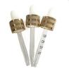 Buy cheap Gold Screw Essential Oil Dropper Tops Aluminum Plastic 13mm 15ml Dropper Cap from wholesalers