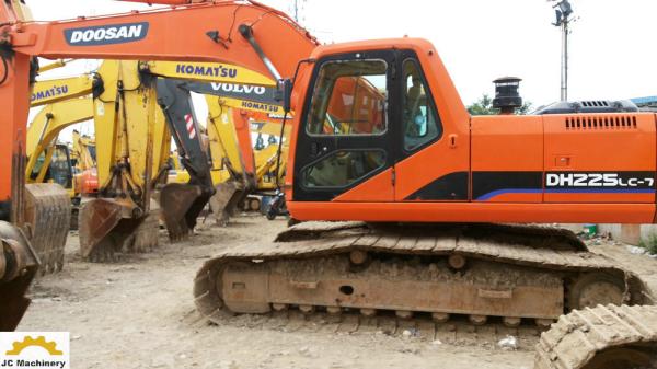 Buy cheap Good Condition Used Doosan Excavator 22 Ton DH225 DH225-7 3620h Working Hour from wholesalers