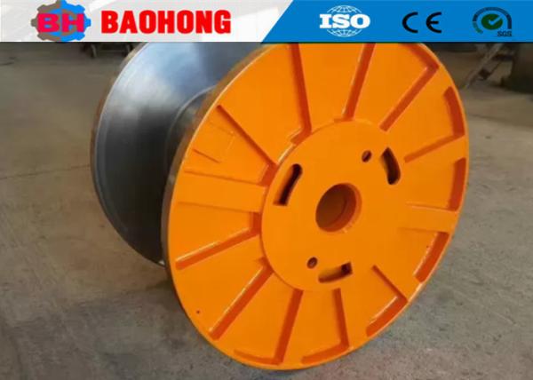 Buy cheap Steel Cable Reel Drum Spool Plastic Corrugated Stainless Steel Wire Bobbin from wholesalers