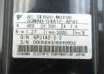 High Speed Industrial Servo Motor Yaskawa 400W SGMAH-04A1F-AP41 2.8A Solid