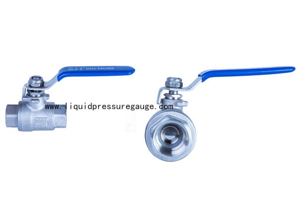 Buy cheap Stainless Steel BSP Instrument Manifold 2 PC Ball Valve 1/4 NPT Female To Female from wholesalers