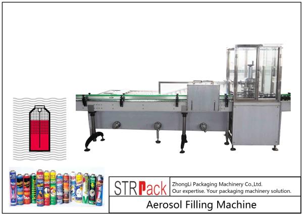 Buy cheap Explosion Proof Aerosol Filling Machine Water Bath Leakage Tester Capacity 3000CPH from wholesalers