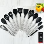 Silicone Kitchen Cooking Utensils Set With Holder Silicone Cooking Utensils Set