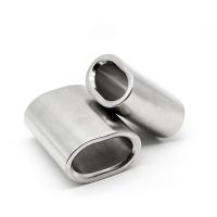 Buy cheap Single Hole Oval Aluminum Sleeve For Connection product