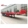 Buy cheap 24/32/48/53/50 Foot Semi Truck Flatbed Trailer With Leaf Spring Suspension from wholesalers